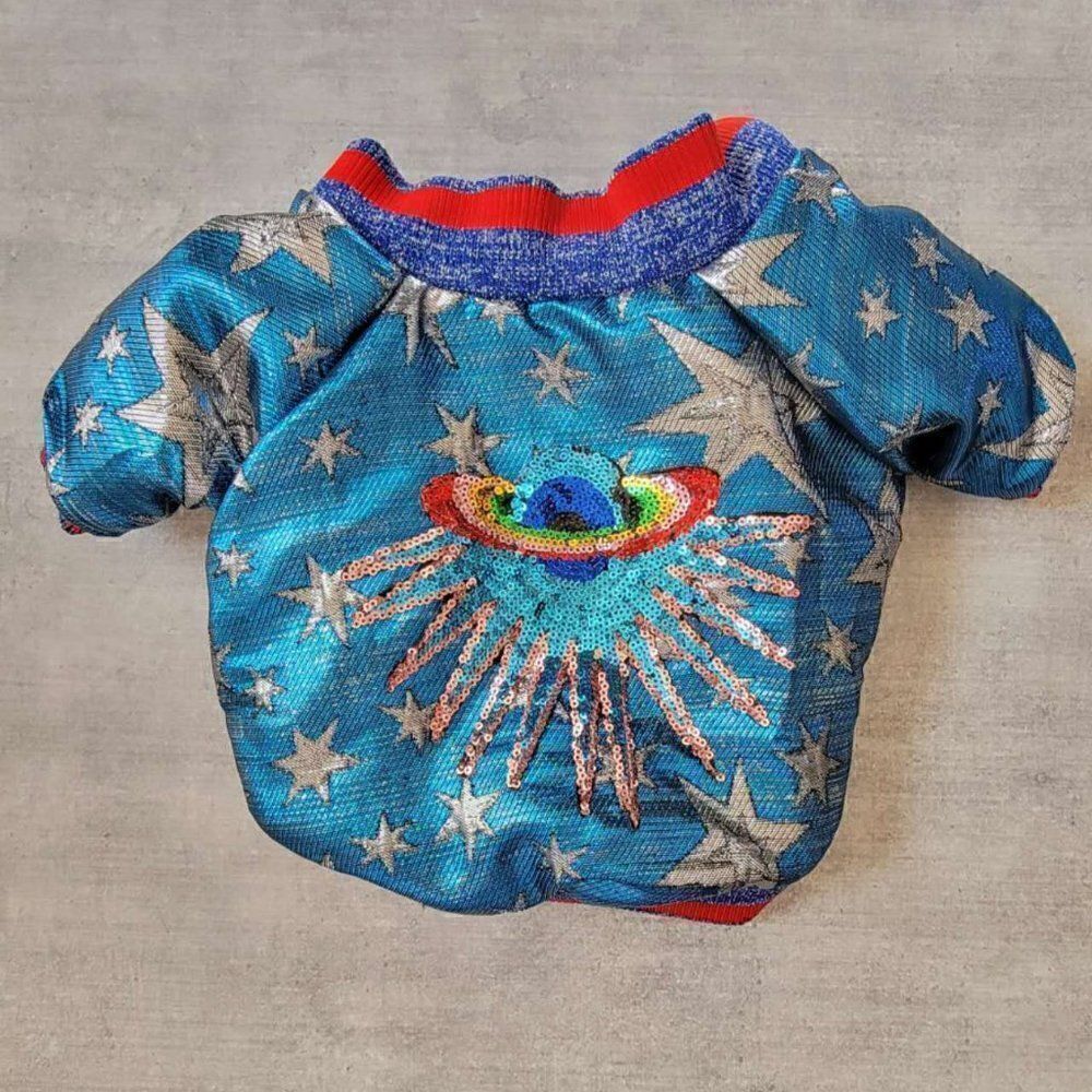 Fashion Design pet dog cat coat,Funny Sequin Flashy Party clothes for pet - Picture 12 of 13